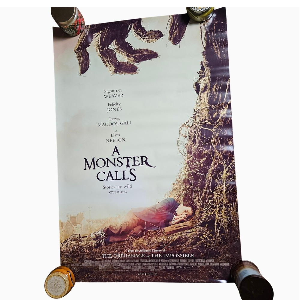 A Monster Calls 2016 Original Advance Movie Poster 27x40 Liam Neeson D/S